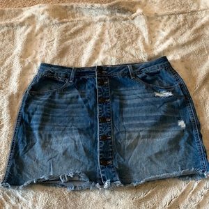 Size 15 dark blue skirt